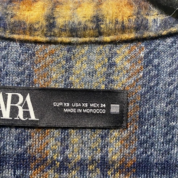 Zara long plaid jacket - Picture 5 of 7